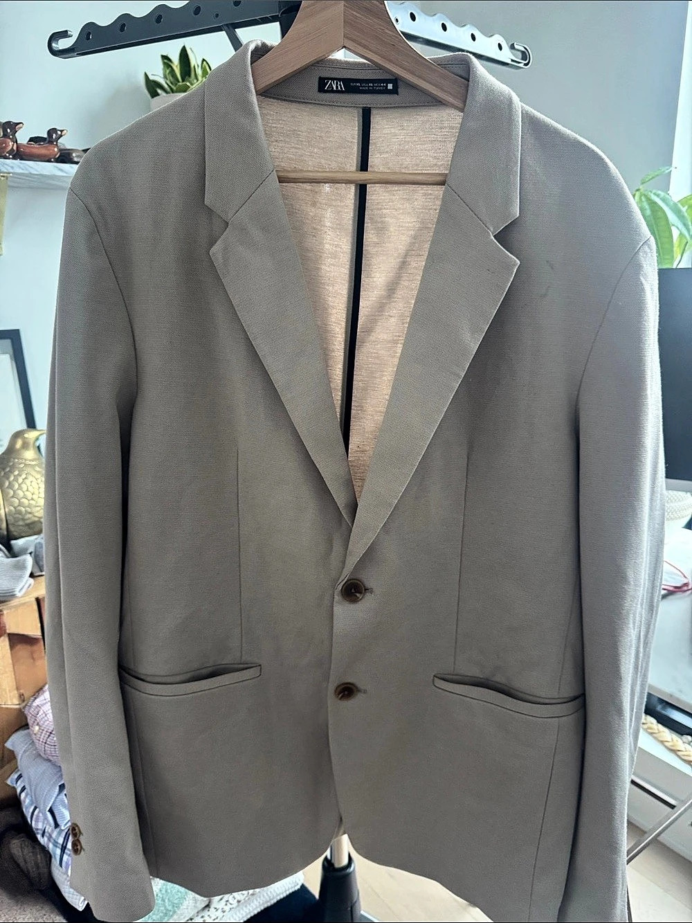 Zara Mens Beige Blazer